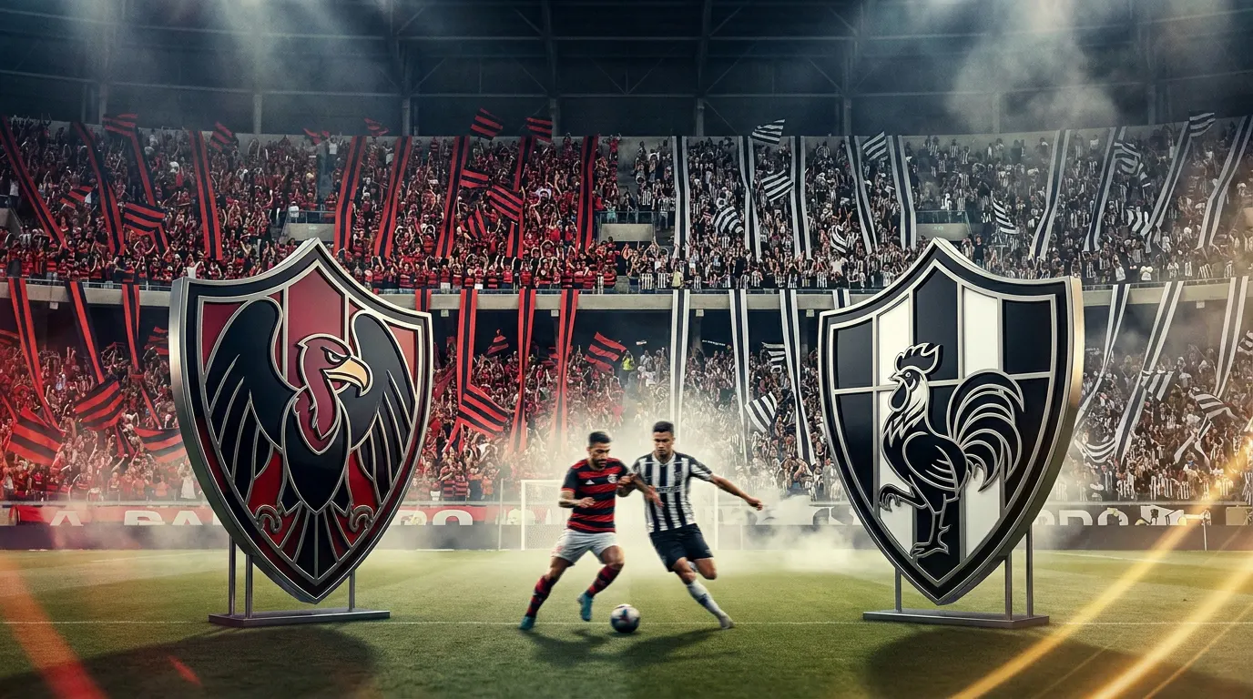 Arena MRV lotada à noite para o duelo Atlético-MG x Flamengo no Brasileirão 2026