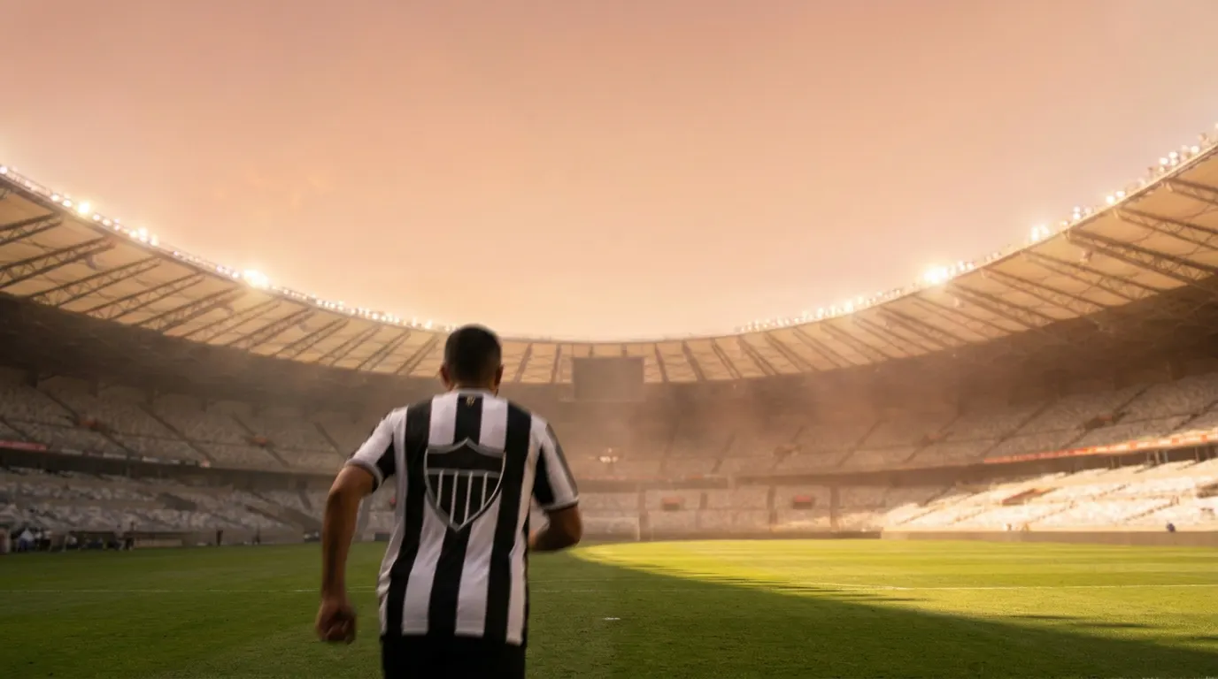 Atlético Mineiro jogadores comemorando gol na Arena MRV pelo Brasileirão 2026
