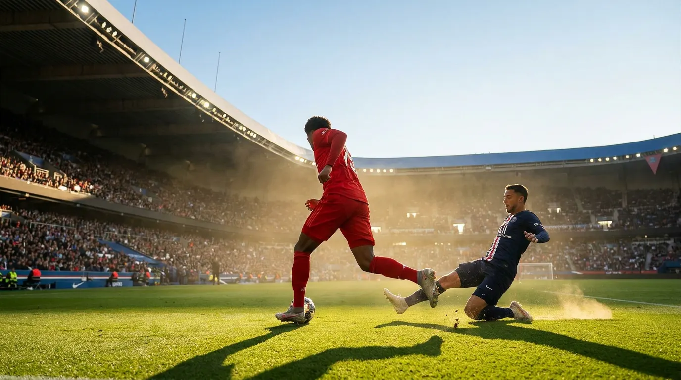 Harry Kane e Kvaratskhelia frente a frente na semifinal da Champions League 2026 entre Bayern e PSG na Allianz Arena