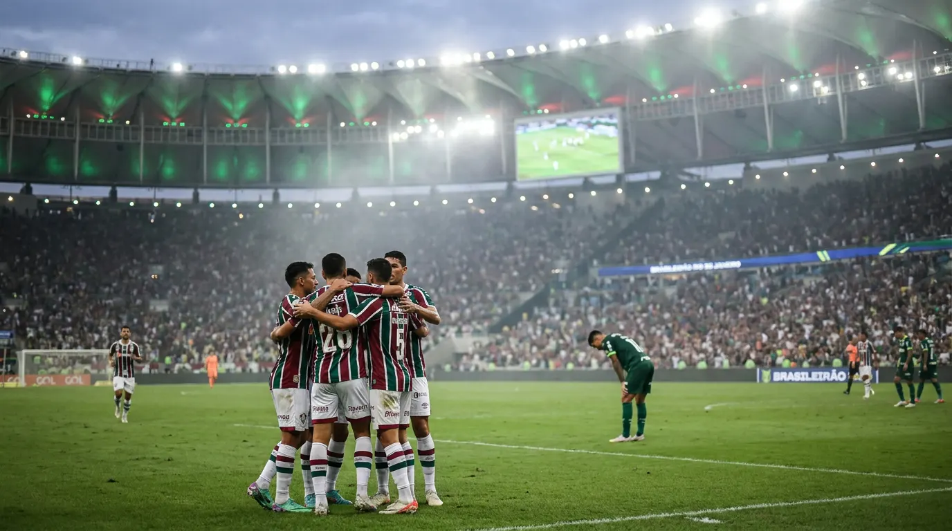 Pedro do Flamengo celebra gol contra o Mirassol pela 23ª rodada do Brasileirão 2026