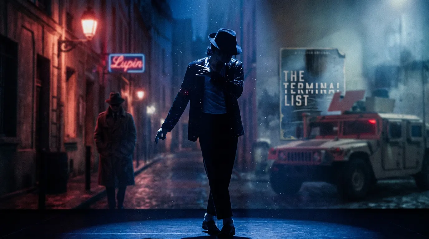 Jaafar Jackson como Michael Jackson e Omar Sy como Assane Diop em Lupin Parte 4, destaques do streaming na semana de outubro de 2026