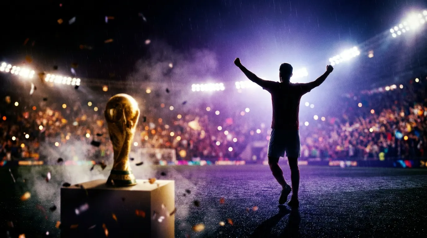 Equipe de filmagem da série documental A Glória Eterna registrando bastidores da Copa Libertadores 2026 dentro de um túnel de estádio