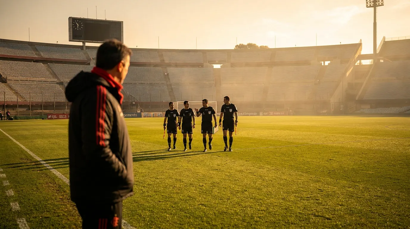 Jogadores do Flamengo comemorando vitória na Copa Libertadores 2026 no Maracanã
