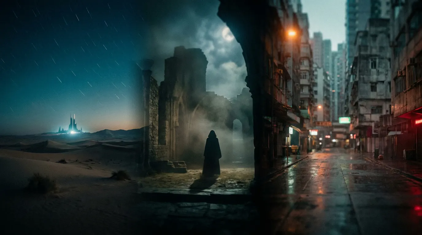 Colagem cinematográfica das estreias do cinema em 21 de maio de 2026: Pedro Pascal como o Mandaloriano com Grogu, cenários de terror e drama brasileiro