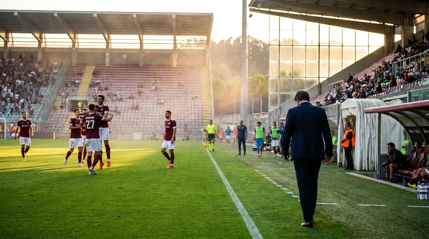 Juninho comemora o gol decisivo pela Ferroviária contra o Paysandu na Série C 2026 na Arena Fonte Luminosa