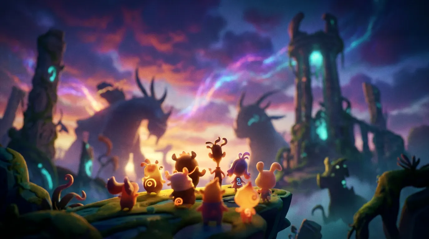 Minions fantasiados em Hollywood dos anos 1920 em cena de Minions e Monstros (2026), animação da Illumination