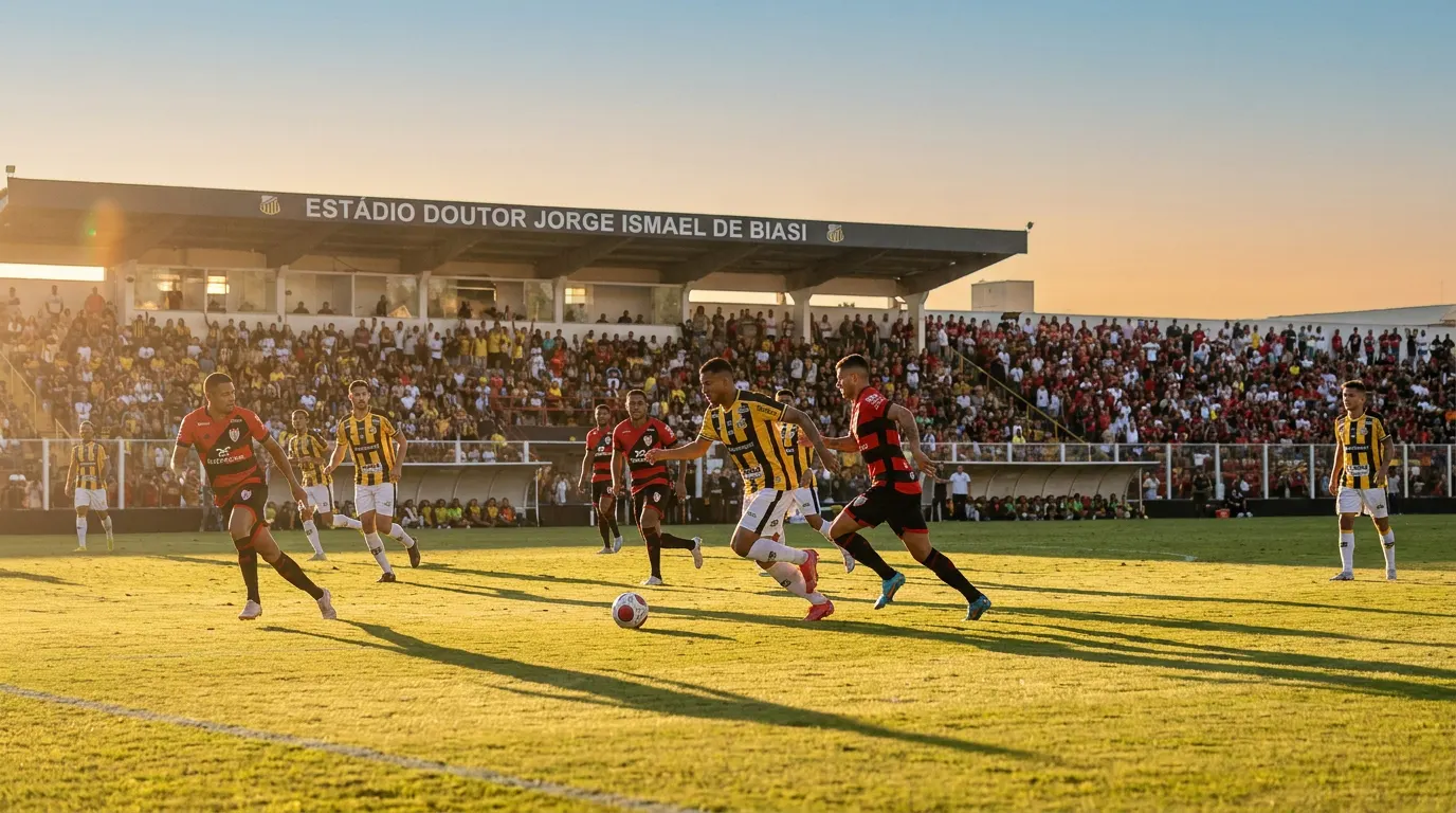 Novorizontino x Atlético-GO ao vivo na Série B 2026 no Estádio Jorge Ismael de Biasi