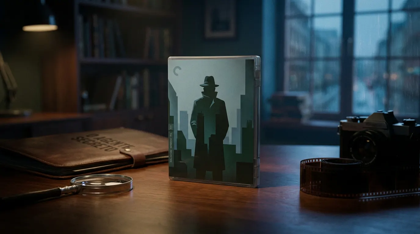 Wagner Moura como Marcelo em O Agente Secreto, nas ruas de Recife dos anos 1970 — edição Criterion Collection 4K Blu-ray 2026