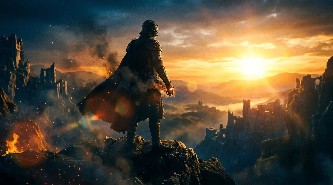 Sauron forjando o Um Anel em Mordor na 3ª temporada de Os Anéis de Poder no Prime Video