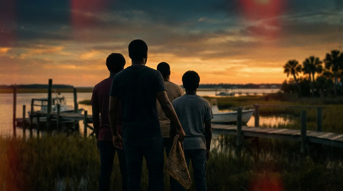Chase Stokes e Madelyn Cline como John B e Sarah Cameron em cena da 5ª temporada de Outer Banks na Netflix