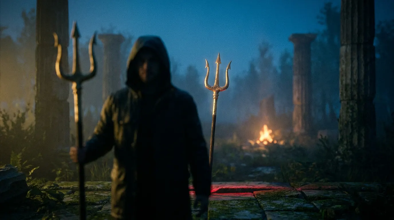 Walker Scobell como Percy Jackson entre os logos da Netflix e Disney+ — acordo de licenciamento das temporadas 1 e 2 na Netflix