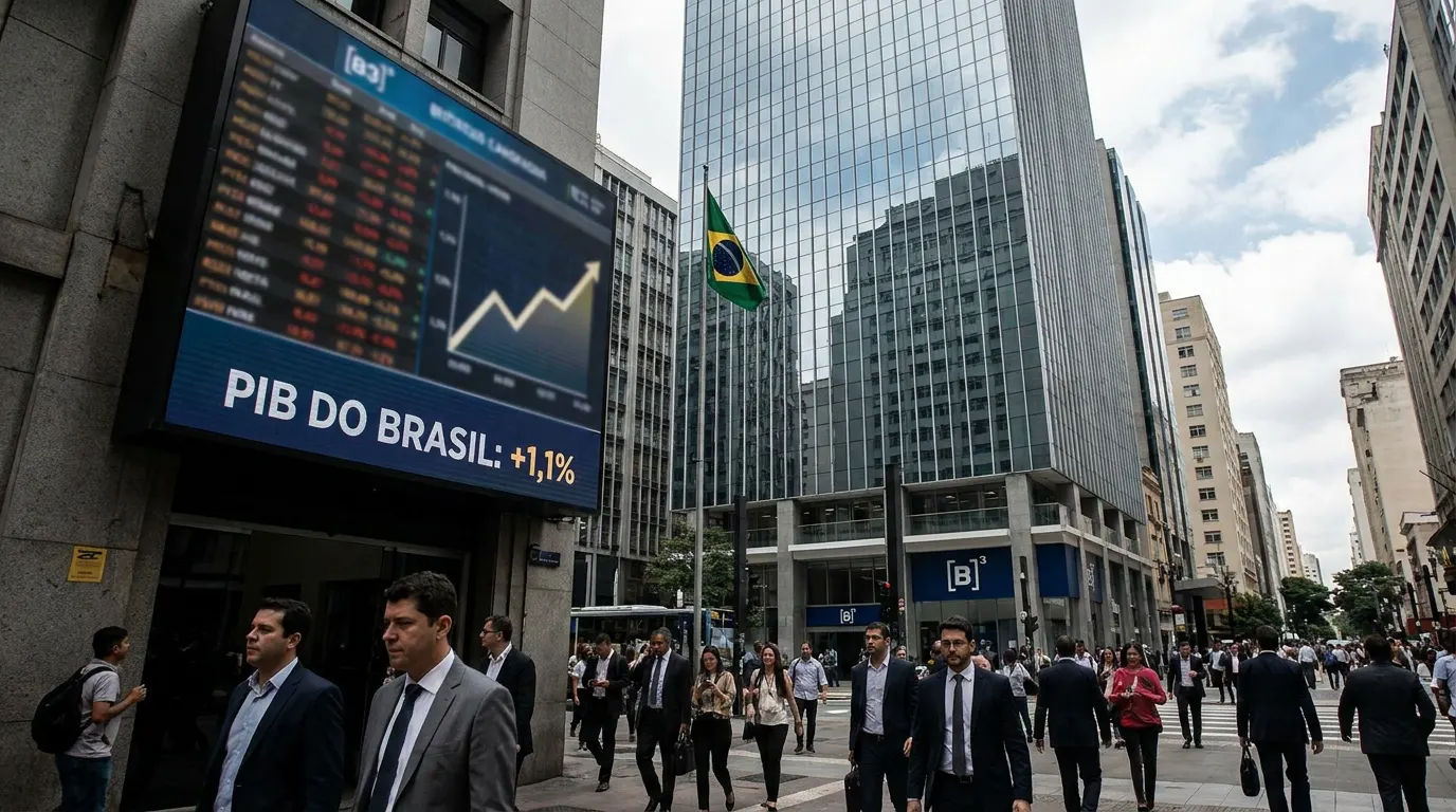 Sede do Banco Central do Brasil em Brasília representando crescimento do PIB brasileiro no primeiro trimestre de 2026