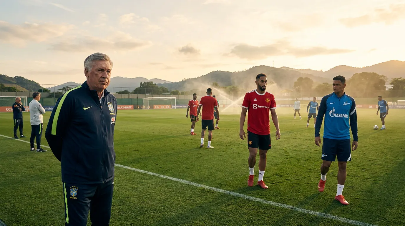 Matheus Cunha com a camisa da Seleção Brasileira comemorando gol na pré-lista da Copa do Mundo 2026