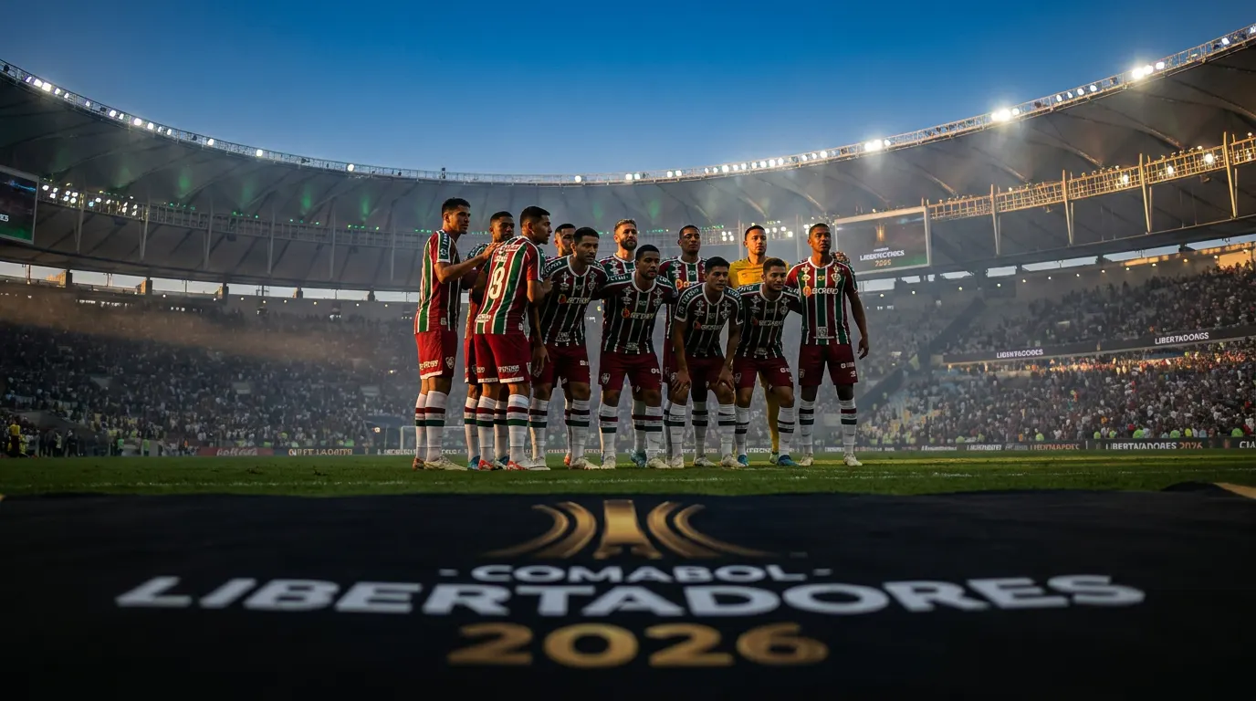John Kennedy comemora gol do Fluminense no Maracanã pela Copa Libertadores 2026