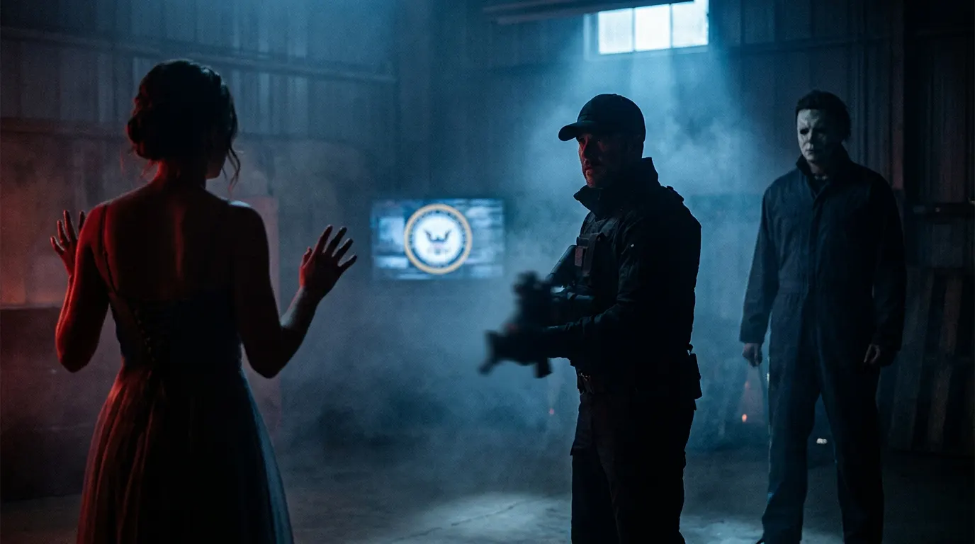 Colagem cinematográfica dos lançamentos do Prime Video em outubro de 2026: Carrie a Estranha, Michael e A Lista Terminal