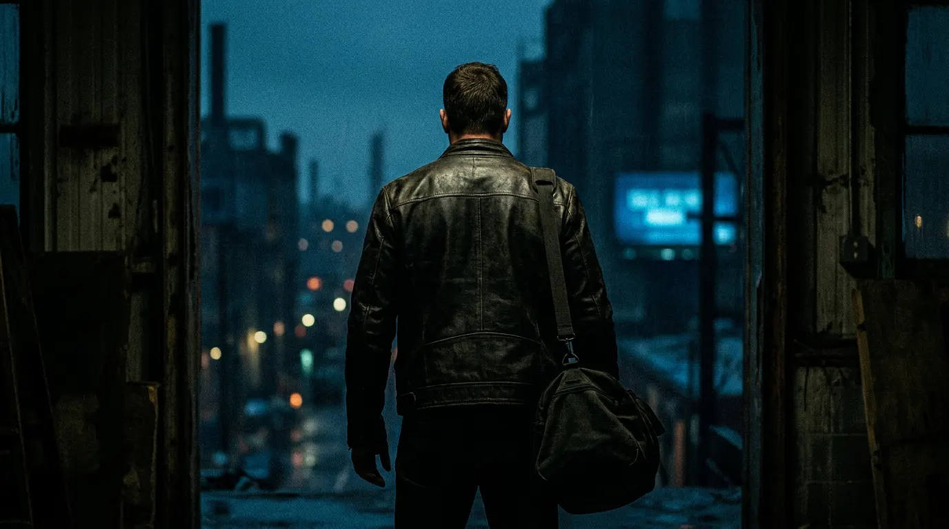 Alan Ritchson como Jack Reacher dentro de vagão de metrô de Nova York na 4ª temporada do Prime Video