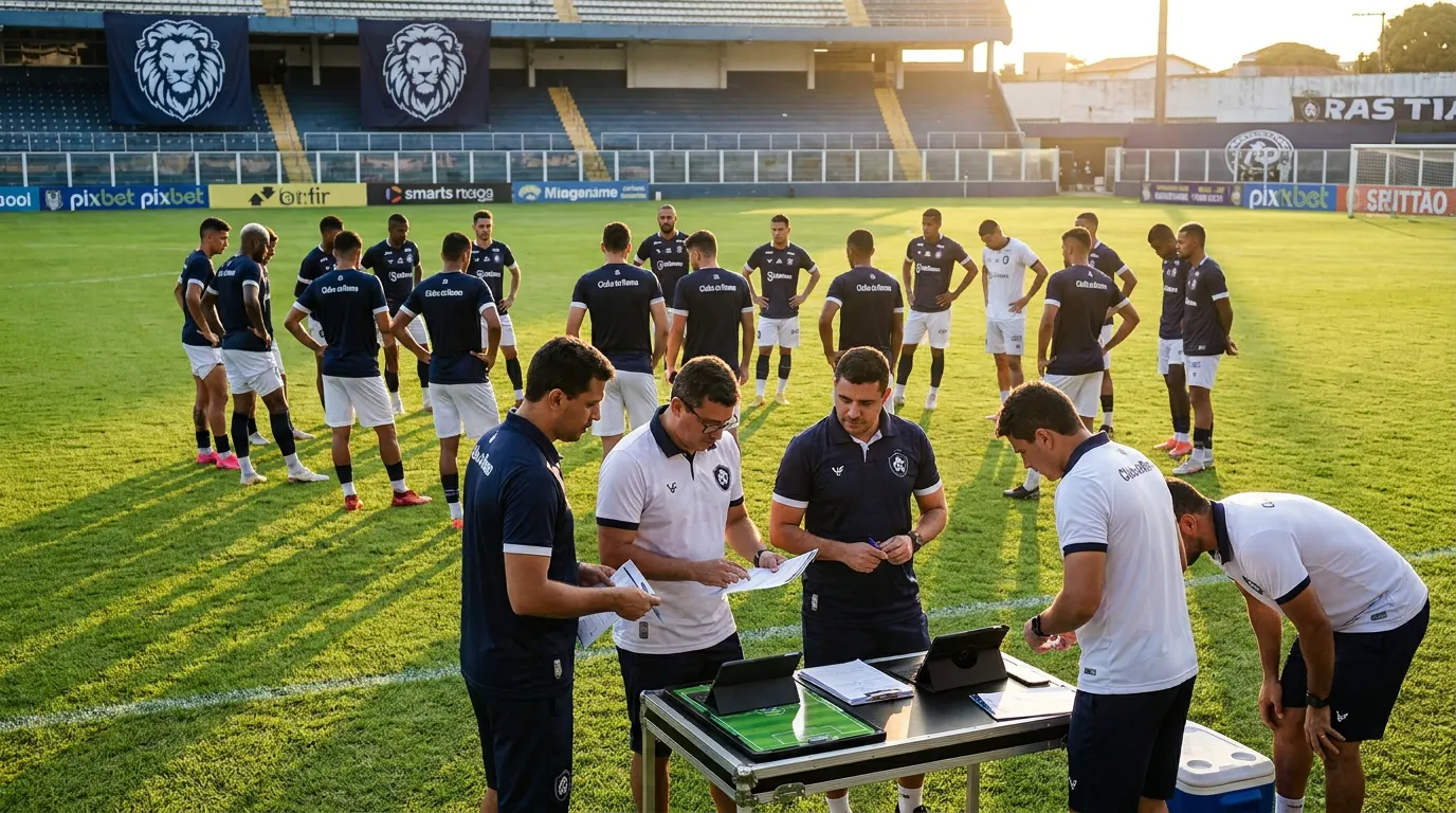 Yago Pikachu com a camisa do Clube do Remo no Baenão durante a Série A 2026