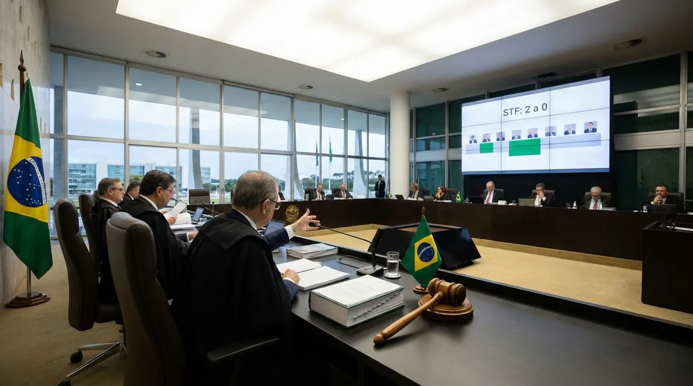 Fachada do Supremo Tribunal Federal em Brasília no caso Operação Compliance Zero e prisão dos Vorcaro