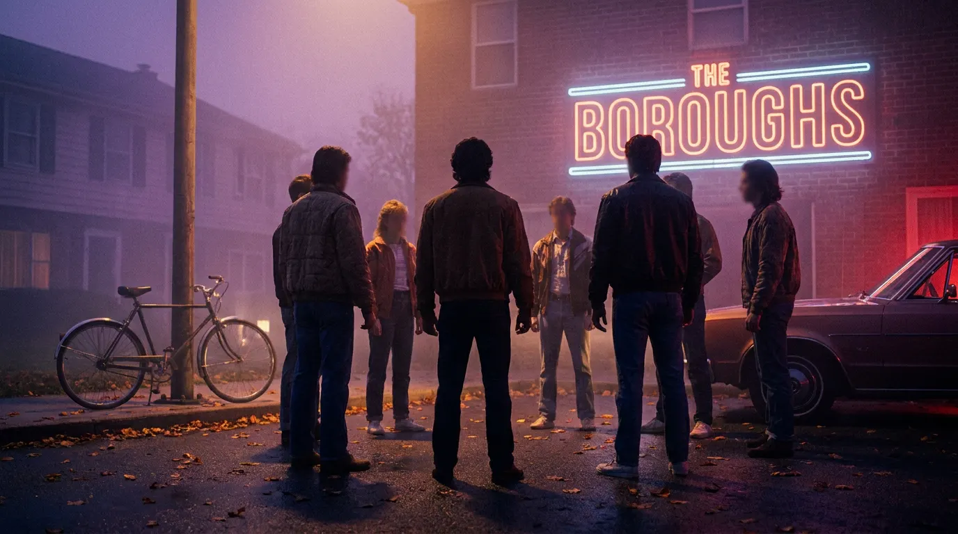 Alfred Molina e Geena Davis em cena noturna e sobrenatural de The Boroughs, nova série Netflix dos criadores de Stranger Things