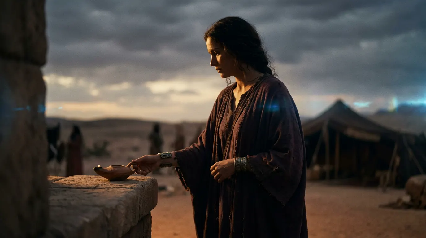 Minnie Driver como Sarah e Natacha Karam como Hagar na série The Faithful: Women of the Bible, drama bíblico de 2026