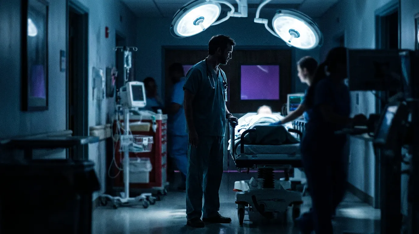 Noah Wyle como Dr. Robby em The Pitt, drama médico da HBO Max com 99% no Rotten Tomatoes