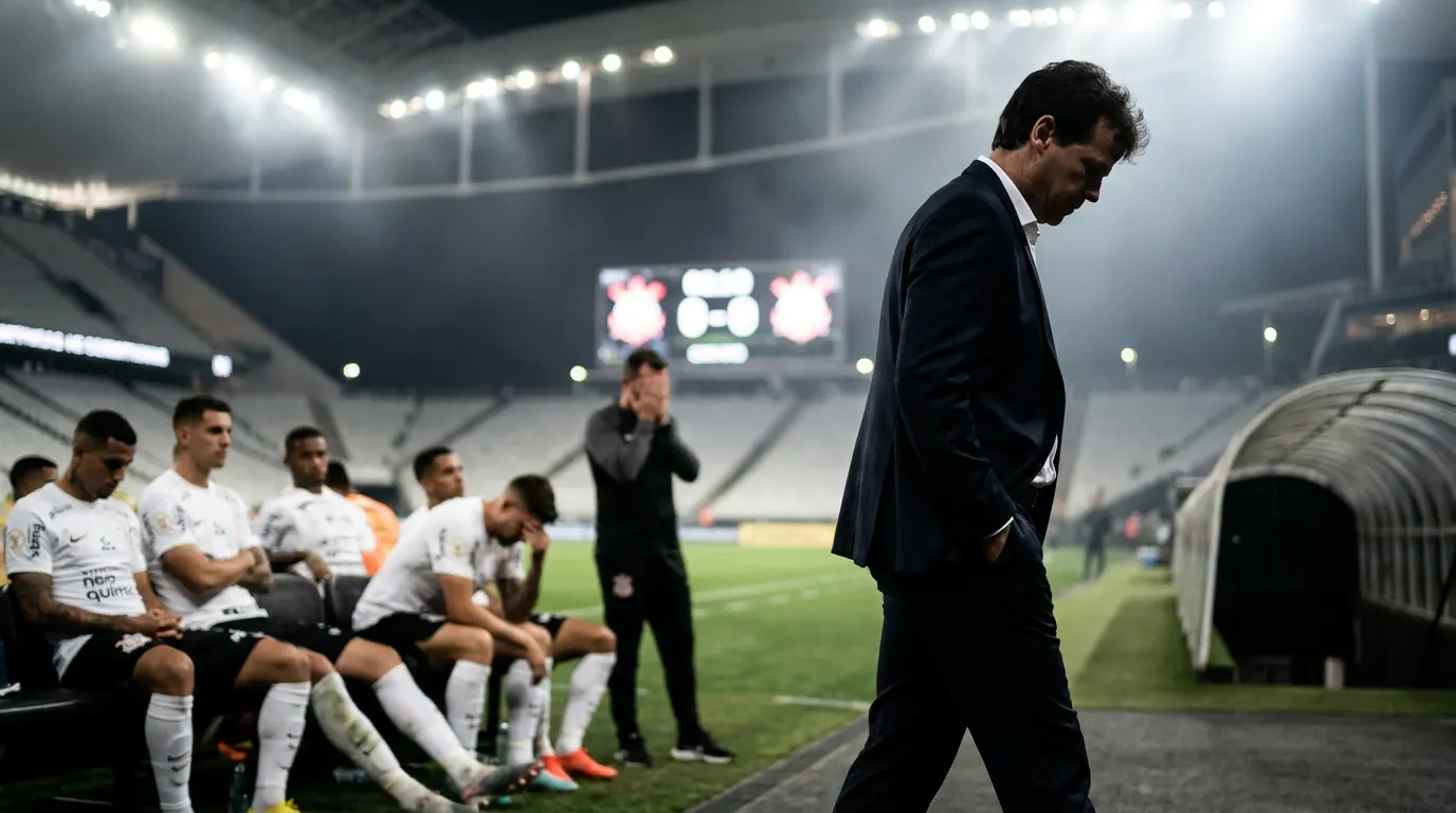 Beira-Rio lotado à noite durante Internacional 2x1 Corinthians pela 29ª rodada do Brasileirão 2026