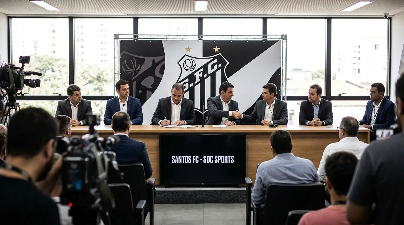 Estádio Vila Belmiro do Santos FC em Santos/SP, palco das decisões da SAF no Brasileirão 2026