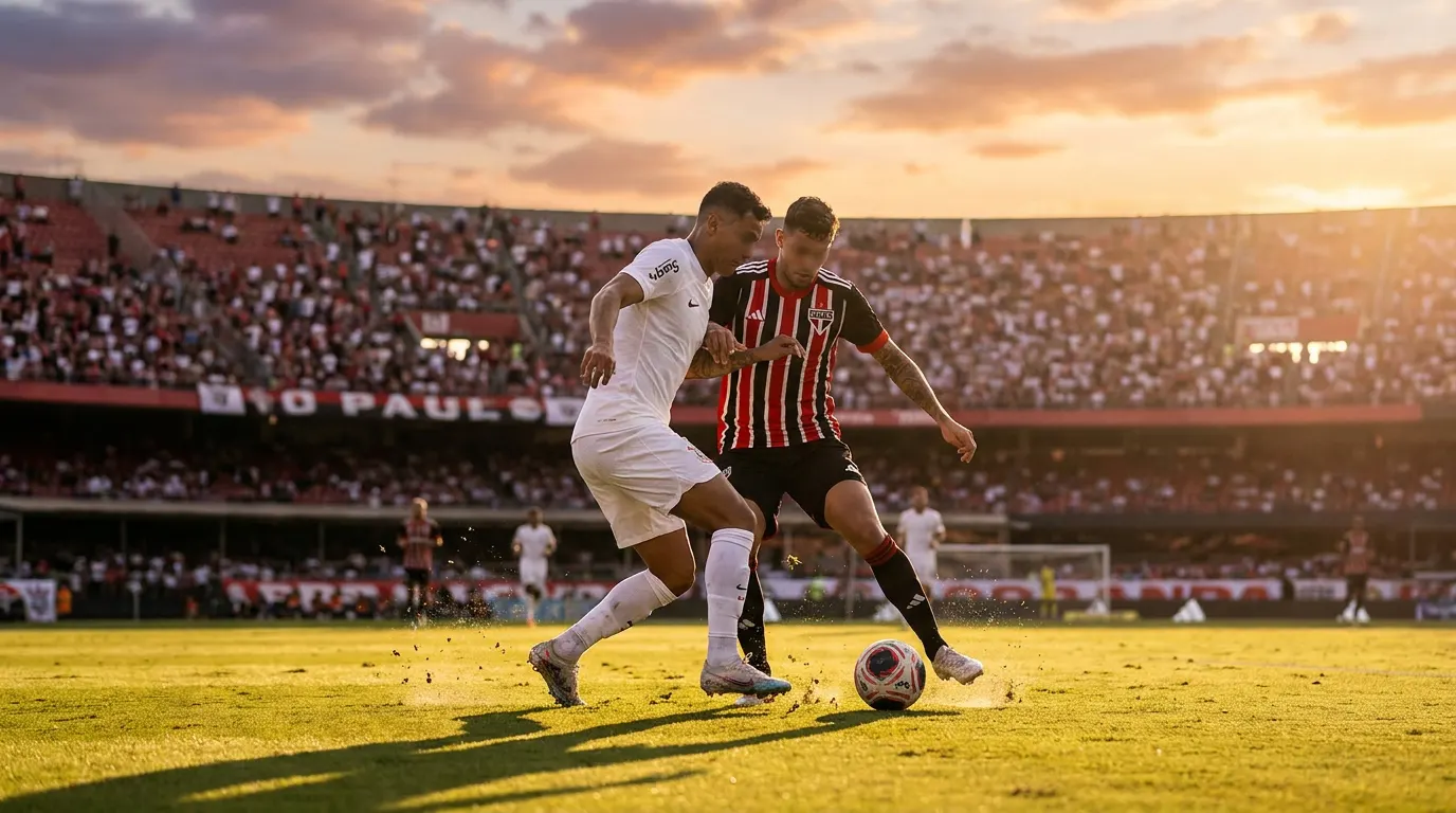 Yuri Alberto comemorando gol na Neo Química Arena pelo Corinthians no Majestoso do Brasileirão 2026