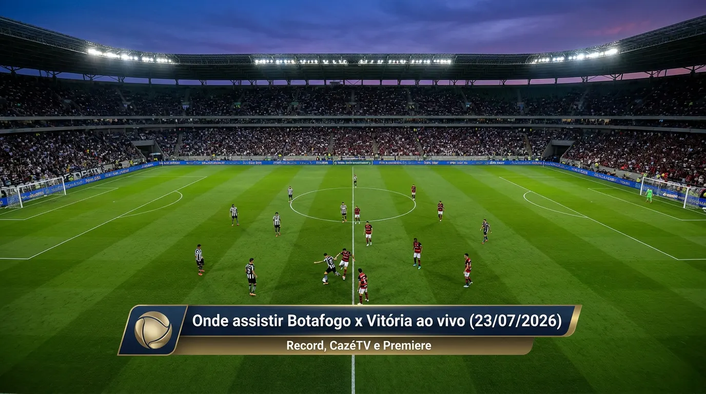Estádio Nilton Santos lotado durante Botafogo x Vitória pelo Brasileirão Série A 2026