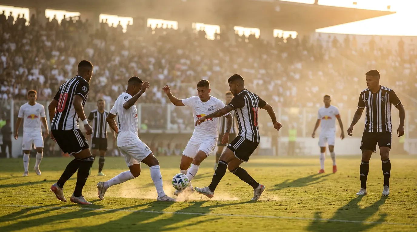 Bragantino x Atlético-MG na oitava de final da Copa Sul-Americana 2026 no Estádio Cícero de Souza Marques, Bragança Paulista