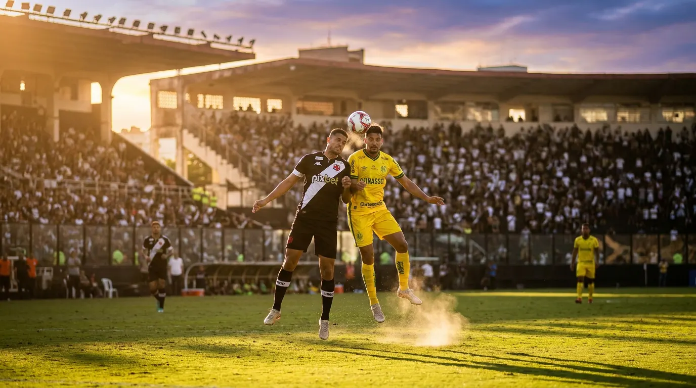 Estádio São Januário lotado durante confronto entre Vasco e Mirassol pelo Brasileirão Série A 2026