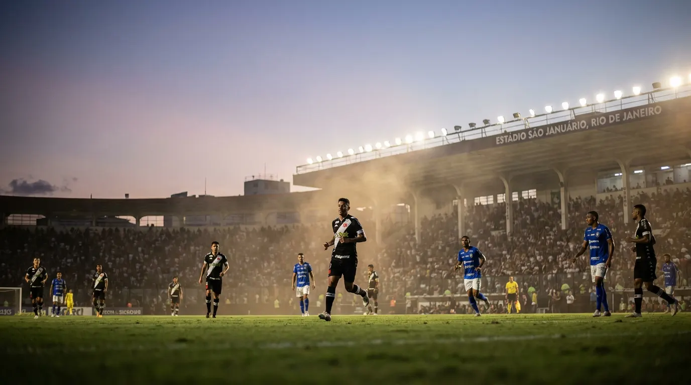 Estádio São Januário lotado na partida Vasco x Remo pelo Brasileirão Série A 2026