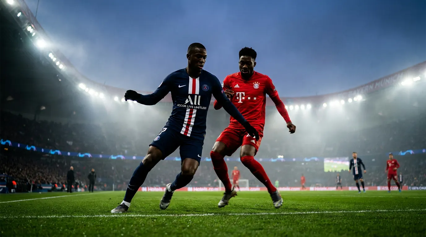 PSG x Bayern ao vivo pela Champions League — duelo europeu de alto nível no Parc des Princes