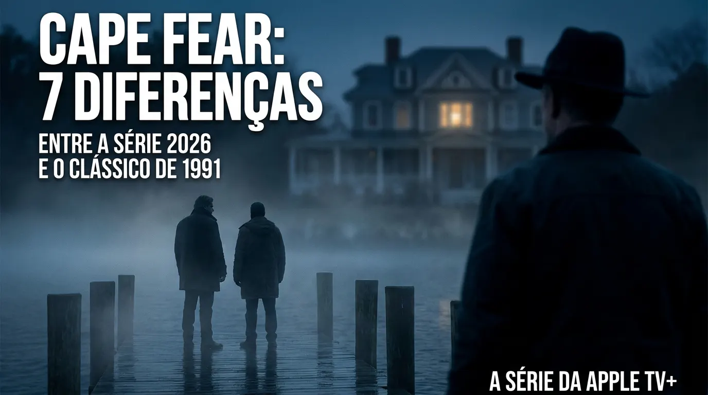 Javier Bardem como Max Cady na série Cape Fear da Apple TV+ — thriller psicológico de 2026