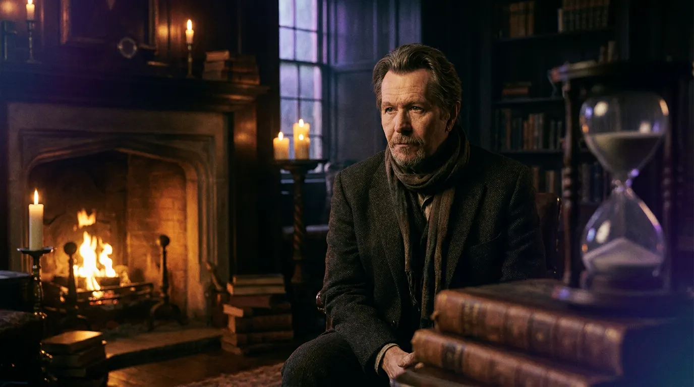 Gary Oldman como Sirius Black nos corredores de Hogwarts — série Harry Potter da HBO estreia no Natal de 2026