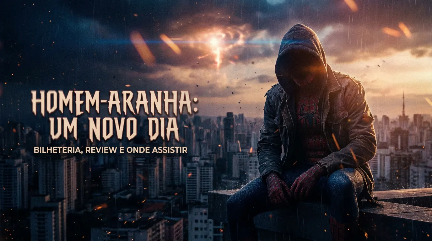Tom Holland como Homem-Aranha em cena de Homem-Aranha: Um Novo Dia, maior bilheteria de 2026