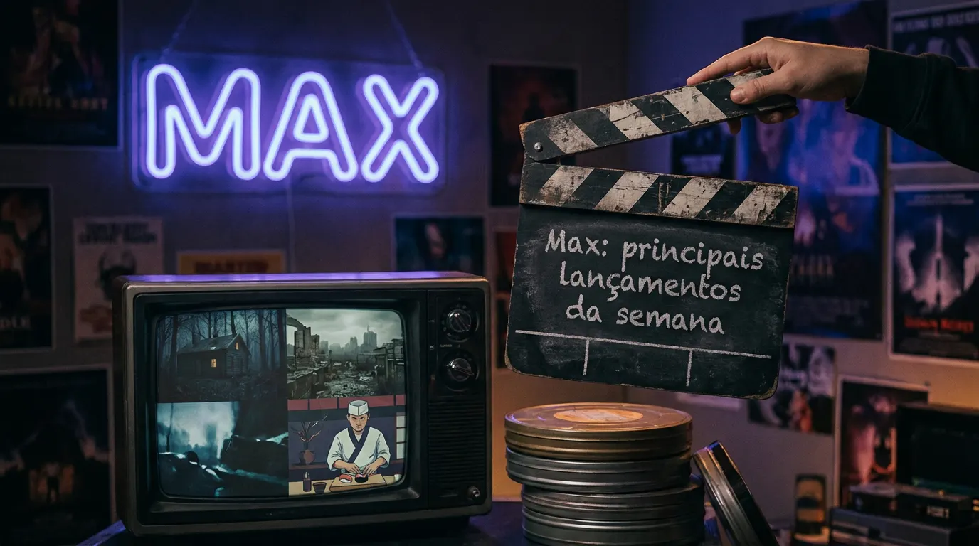 Colagem dos lançamentos da Max na semana de 5 a 11 de outubro: Get Jiro e A Morte do Demônio Em Chamas