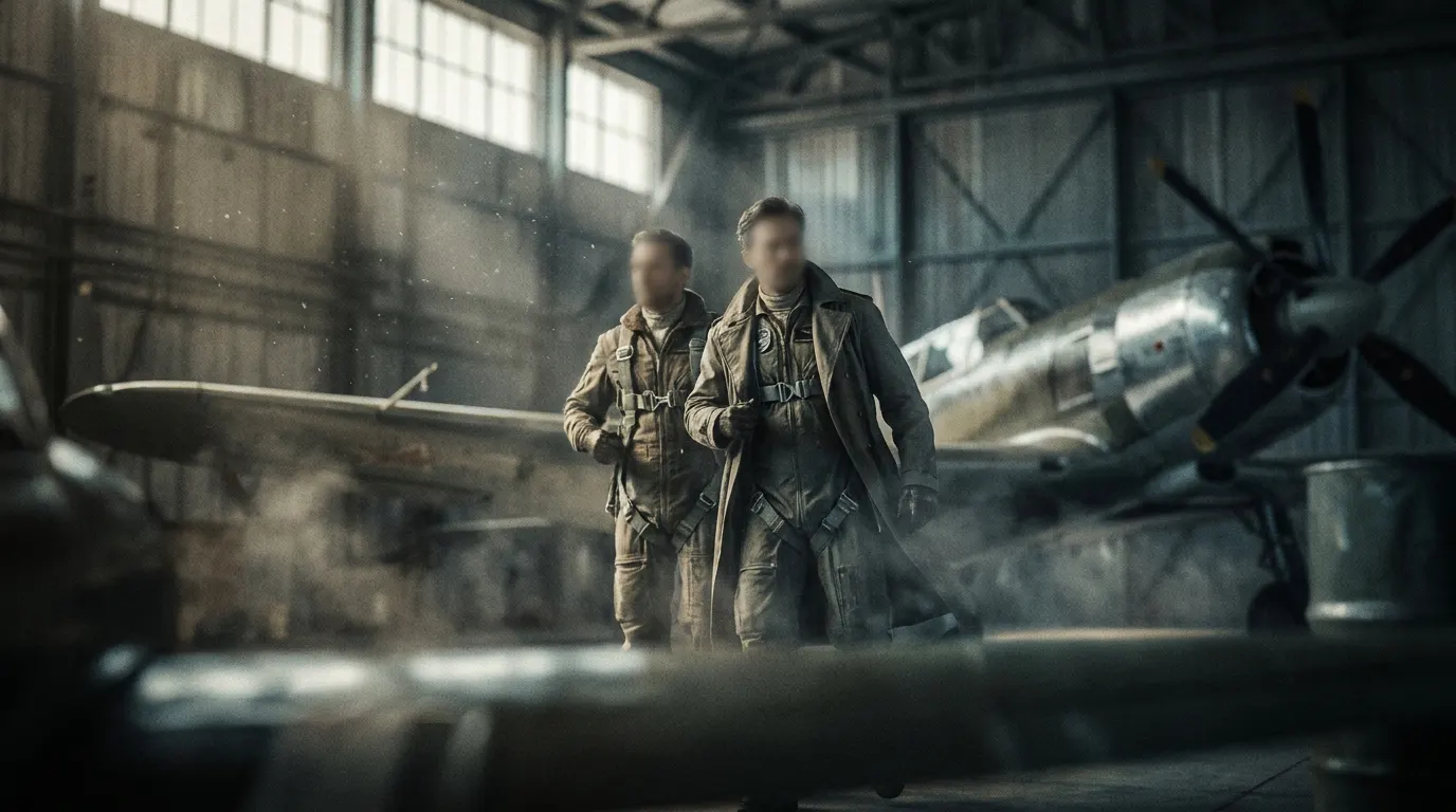 Ryan Reynolds como piloto da Marinha e Kenneth Branagh como ex-agente da KGB em cena do filme Mayday do Apple TV+
