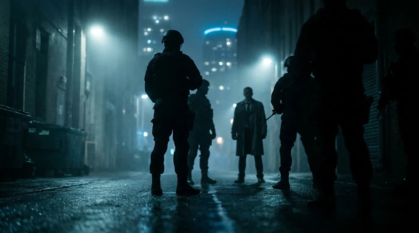 Arnold Schwarzenegger e Michael Biehn em set de filmagem de The Kellys, thriller de ação do Prime Video