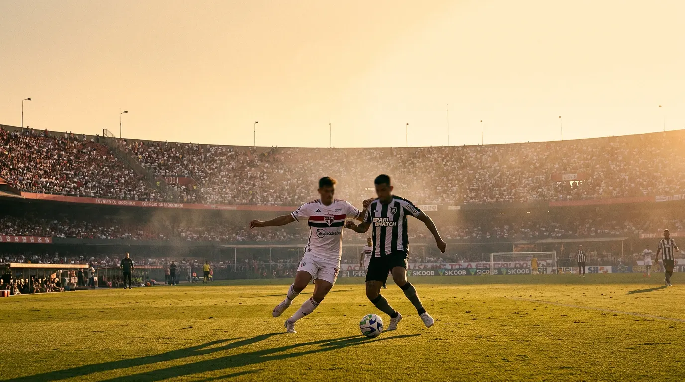 Calleri comemorando gol pelo São Paulo no Morumbis no Brasileirão 2026
