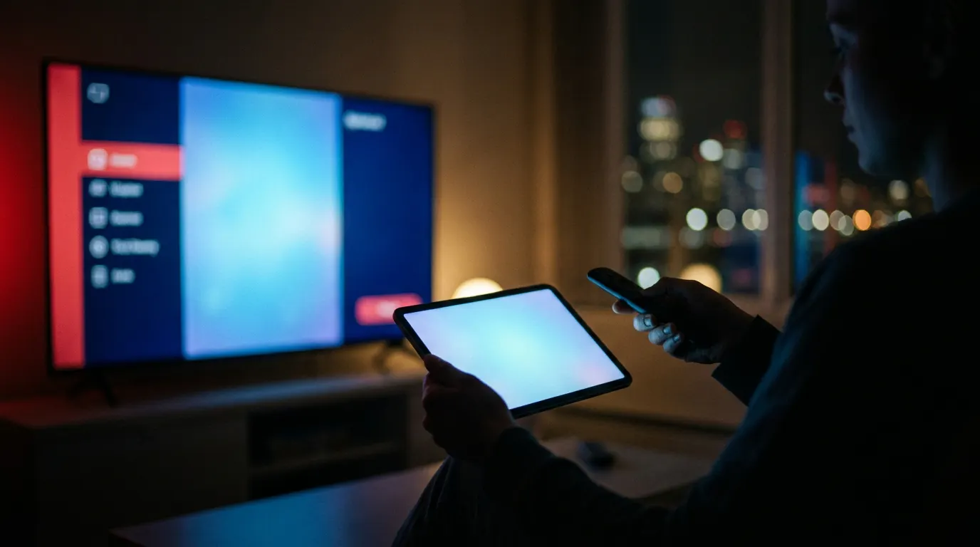 Família brasileira assistindo streaming em casa com Netflix, Prime Video e Disney+ na TV — como economizar em 2026